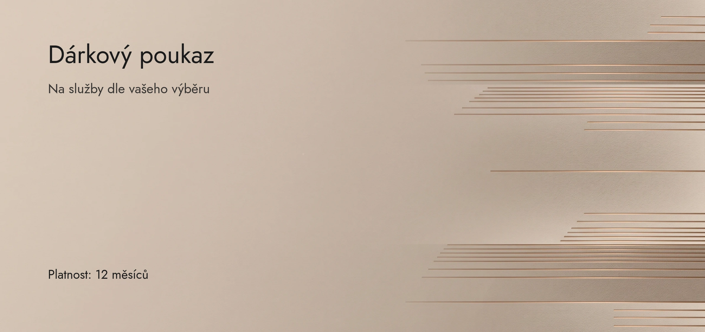 Šablona poukazu: Bronzové linie