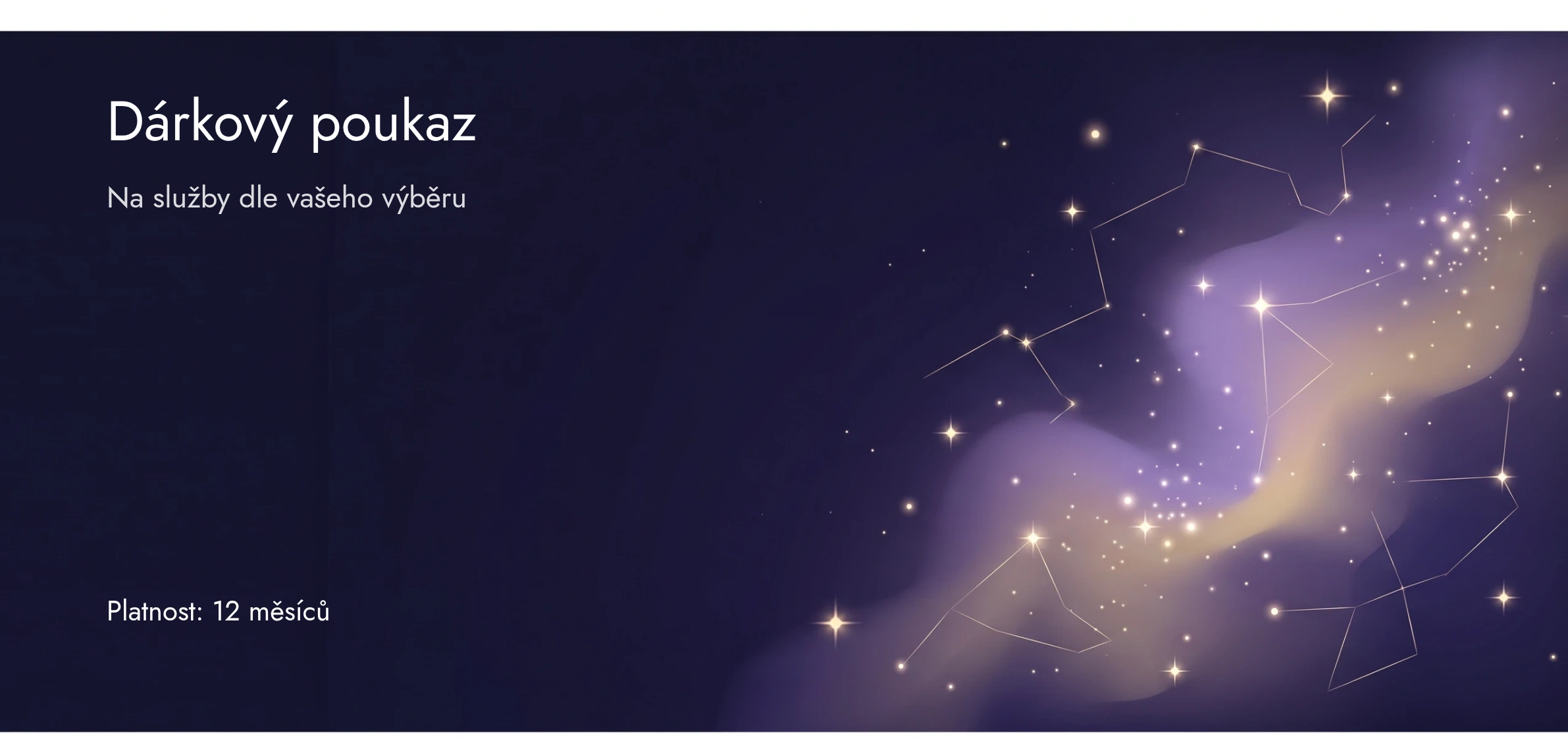 Šablona poukazu: Hvězdná noc