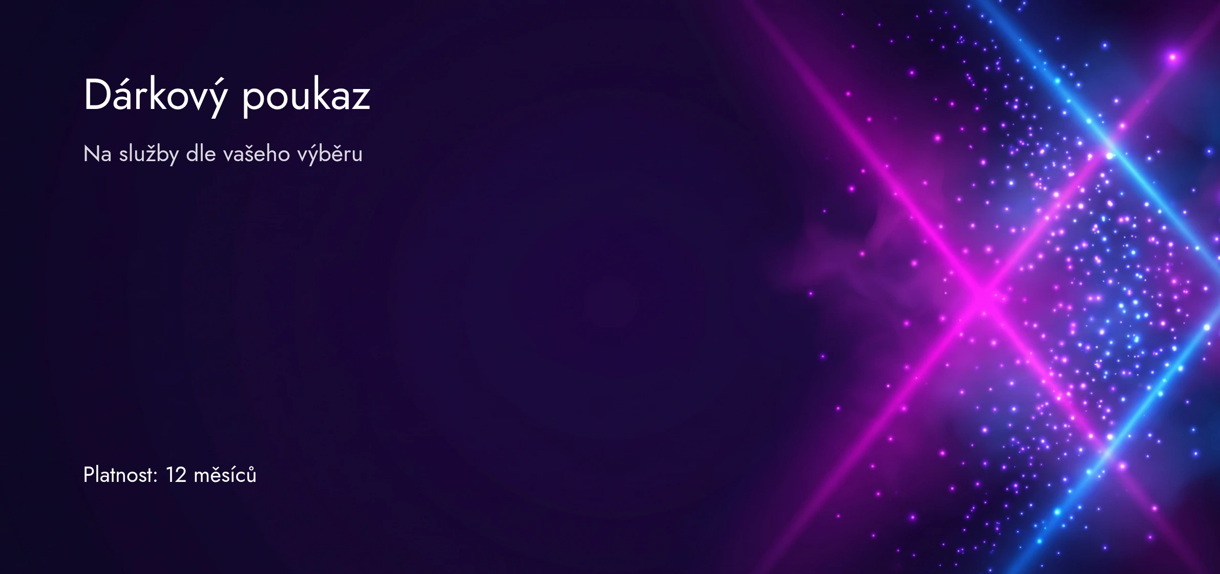 Šablona poukazu: Koncertní světla