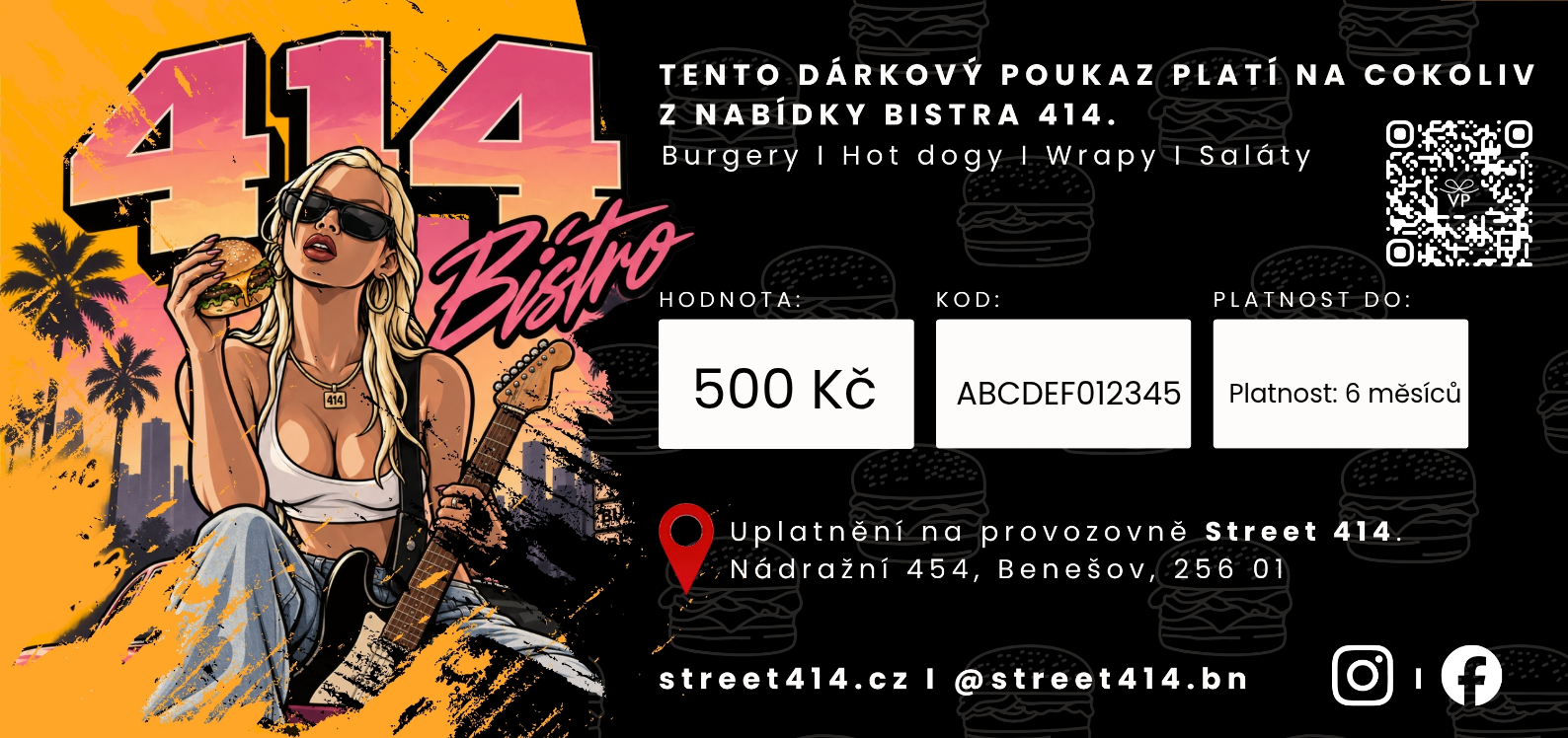 Zadní strana poukazu