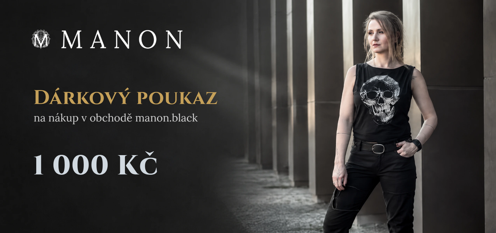 Dárkový poukaz MANON Black