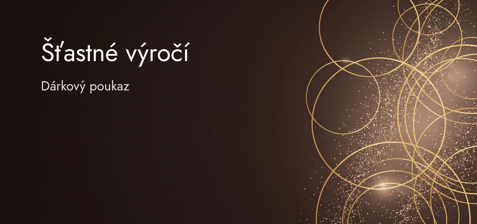 Vzor dárkového poukazu: Výročí a svatba