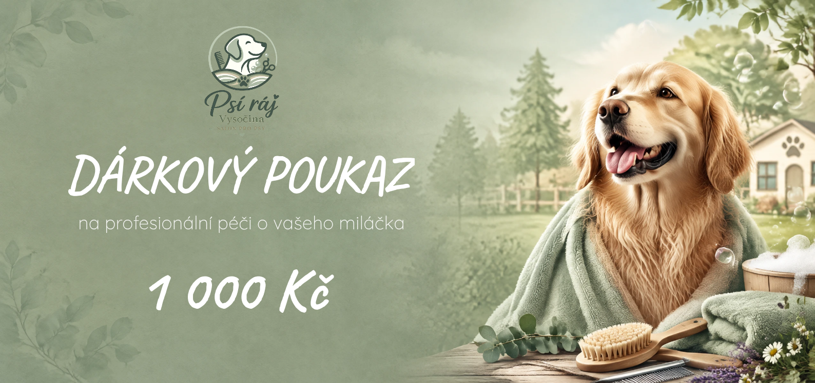 Přední strana poukazu