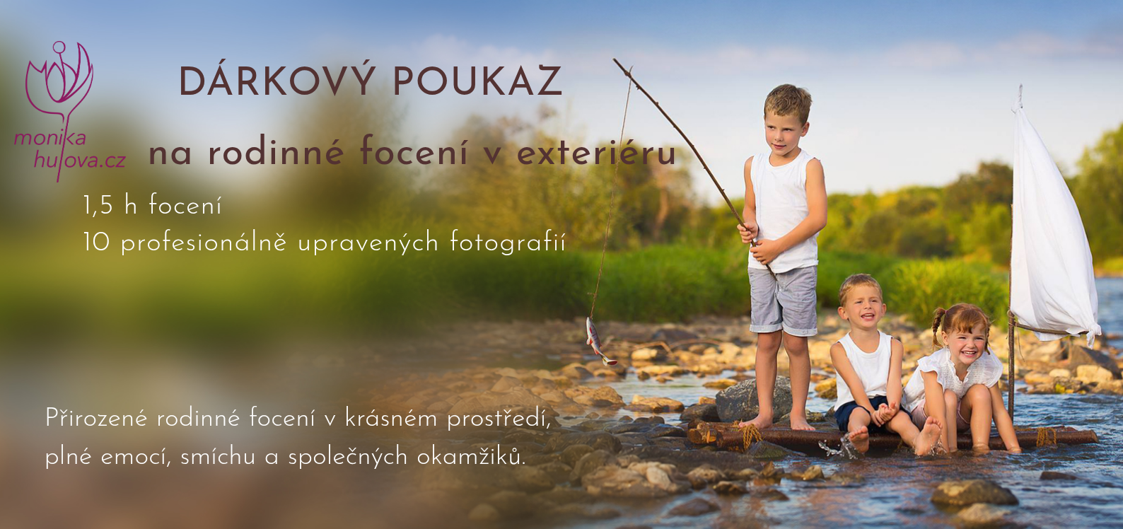 Rodinné focení v exteriéru s Monikou Hůlovou (kopie)