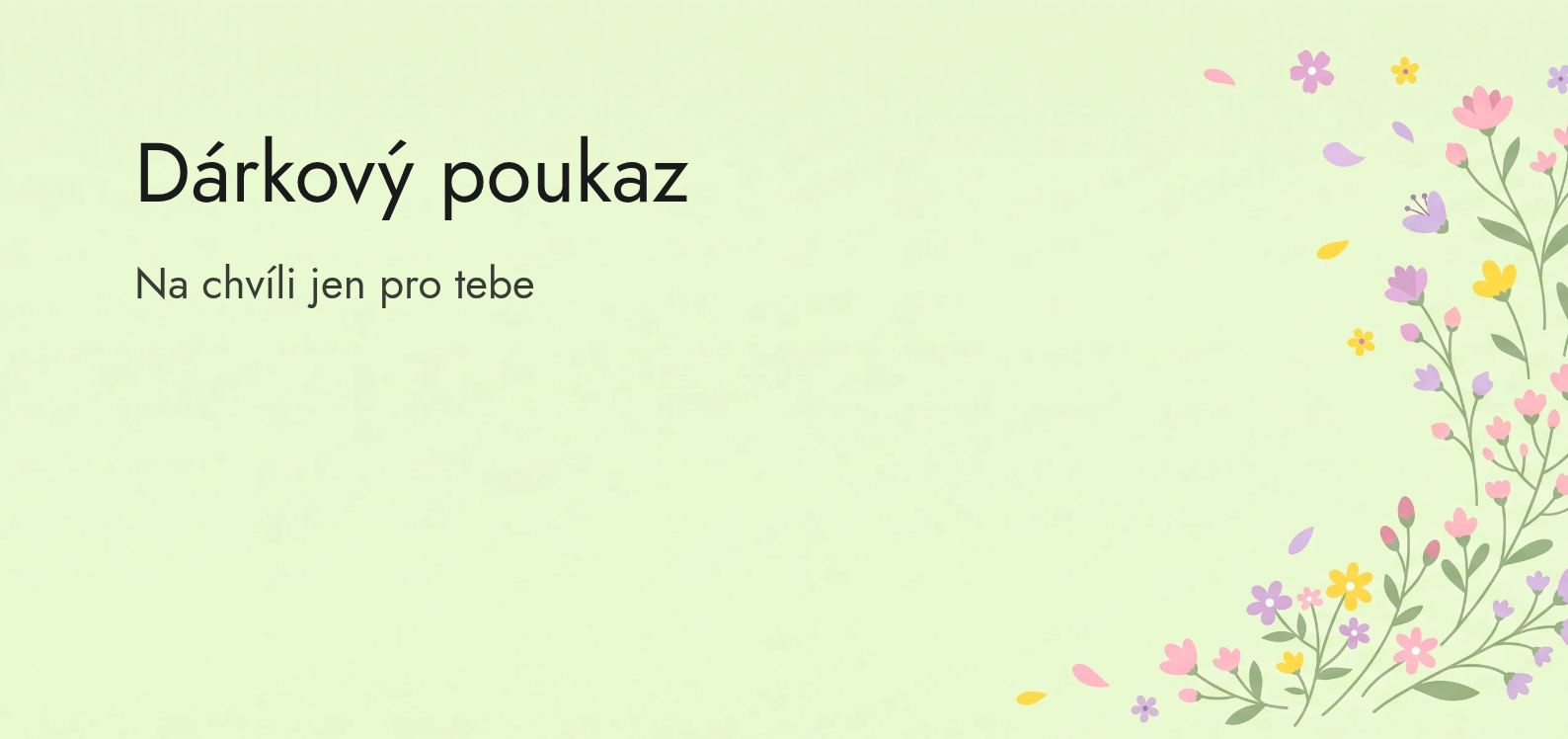 Vzor dárkového poukazu: Pro maminku