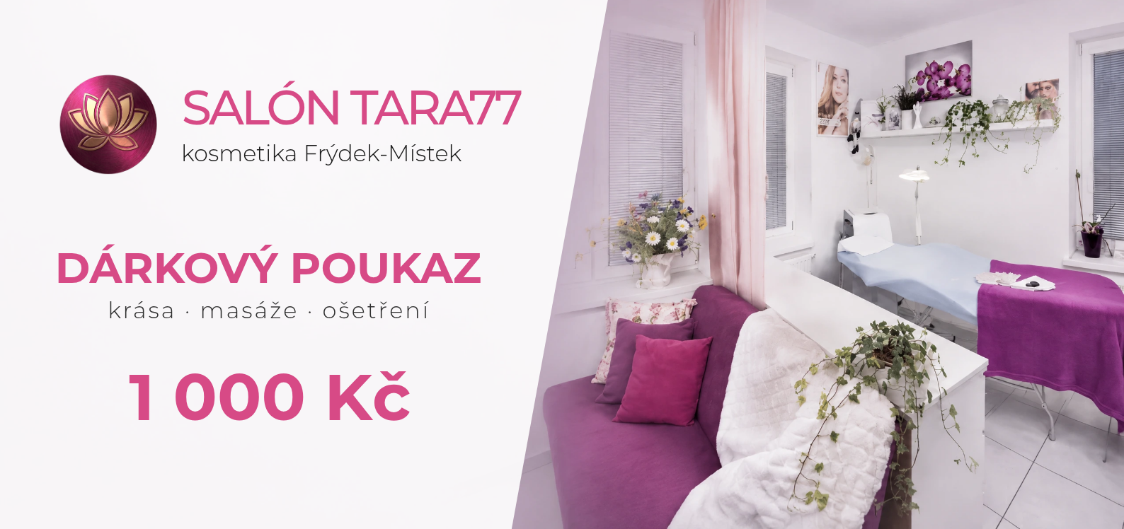 Péče o pleť a kosmetické ošetření v Salonu Tara77