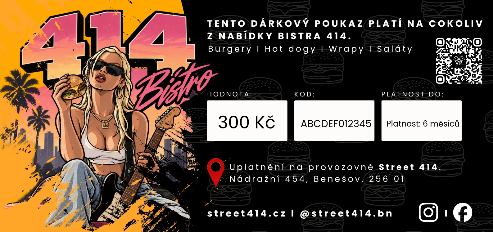 Zadní strana poukazu