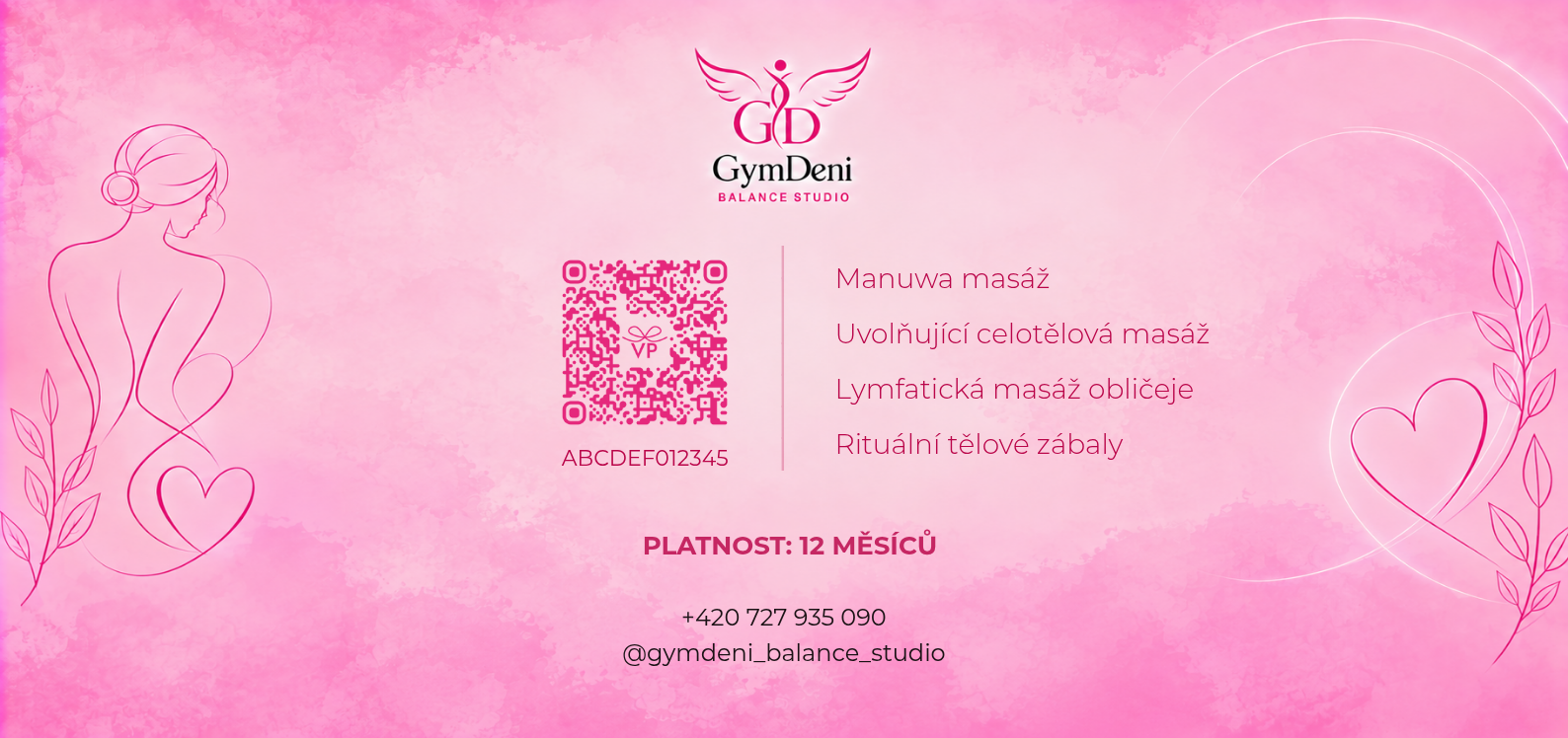 Zadní strana poukazu