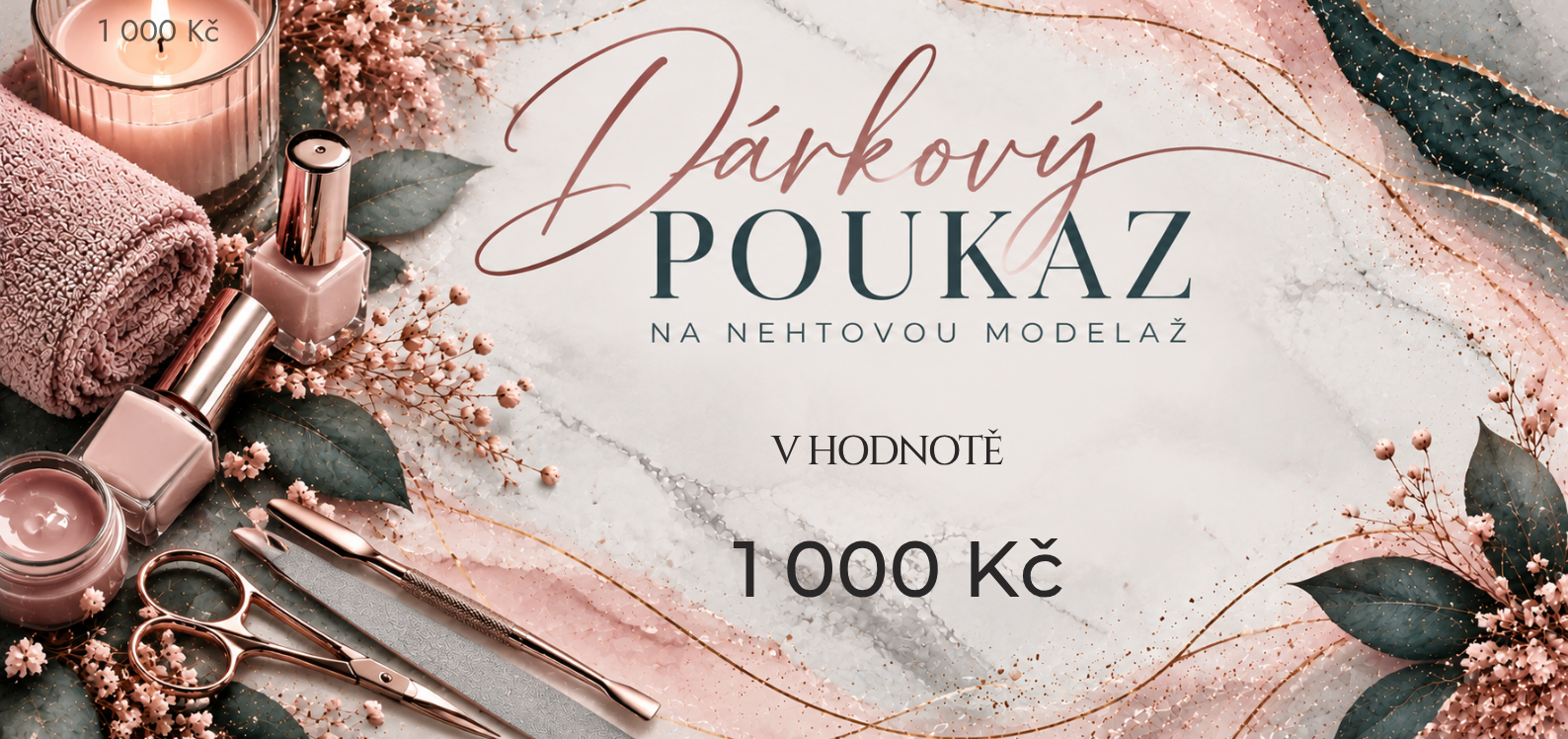 Přední strana poukazu