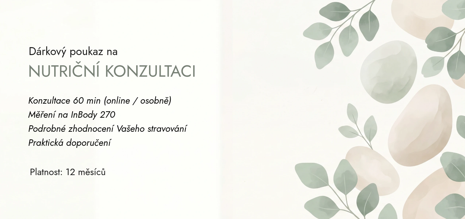 Nutriční konzultace
