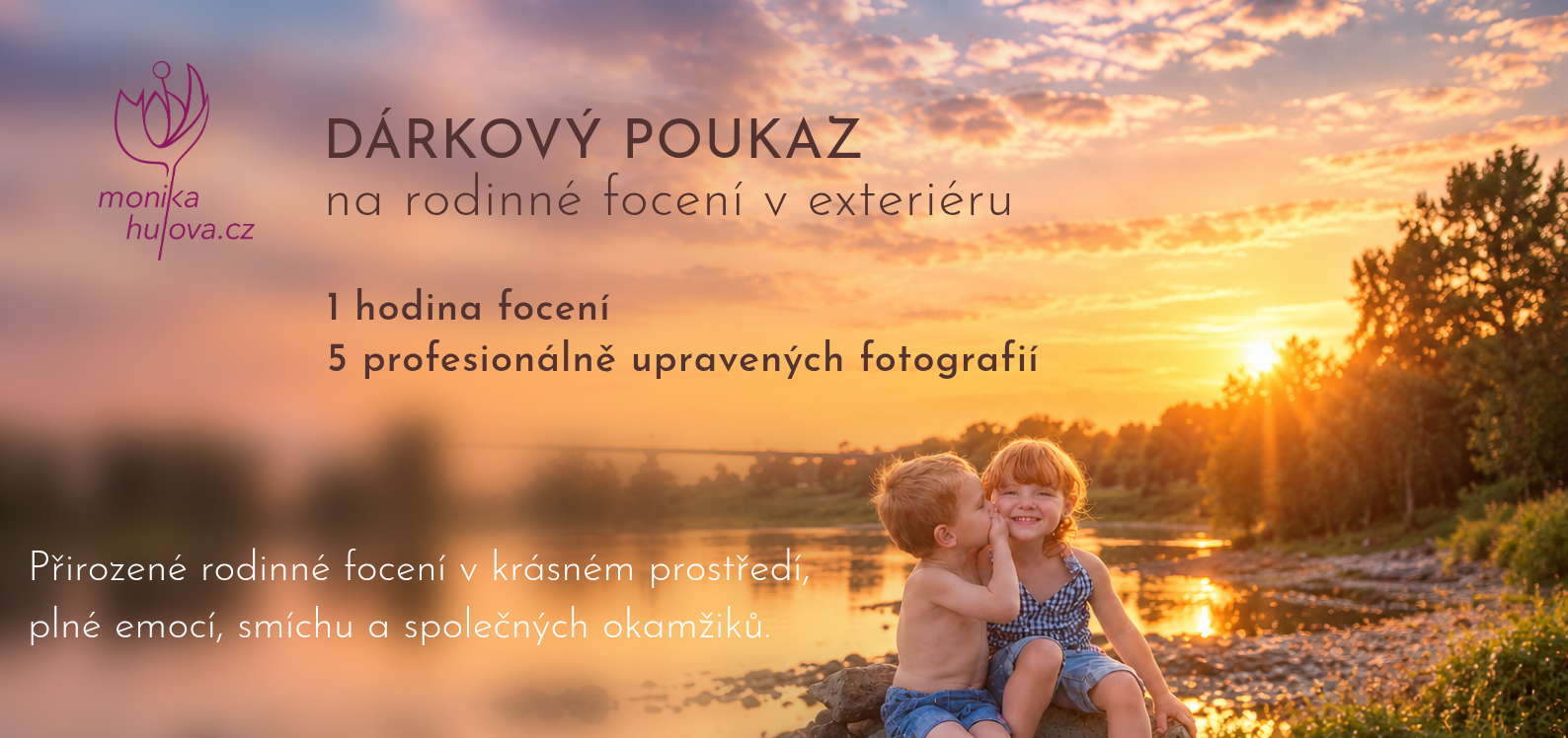 Rodinné focení v exteriéru s Monikou Hůlovou