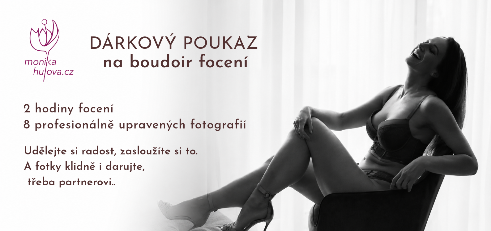 Boudoir focení s Monikou Hůlovou