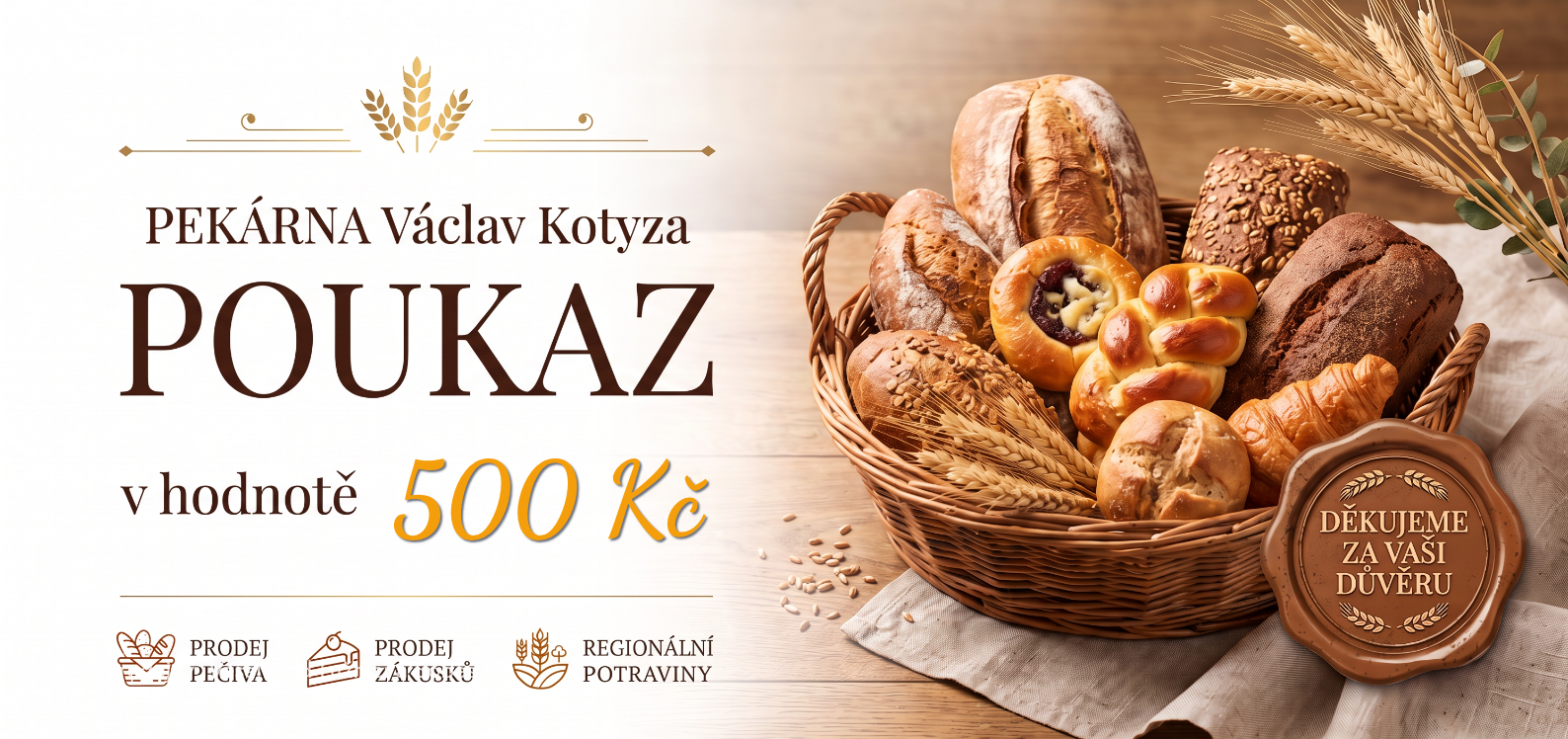 Nákup v pekárně a cukrárně