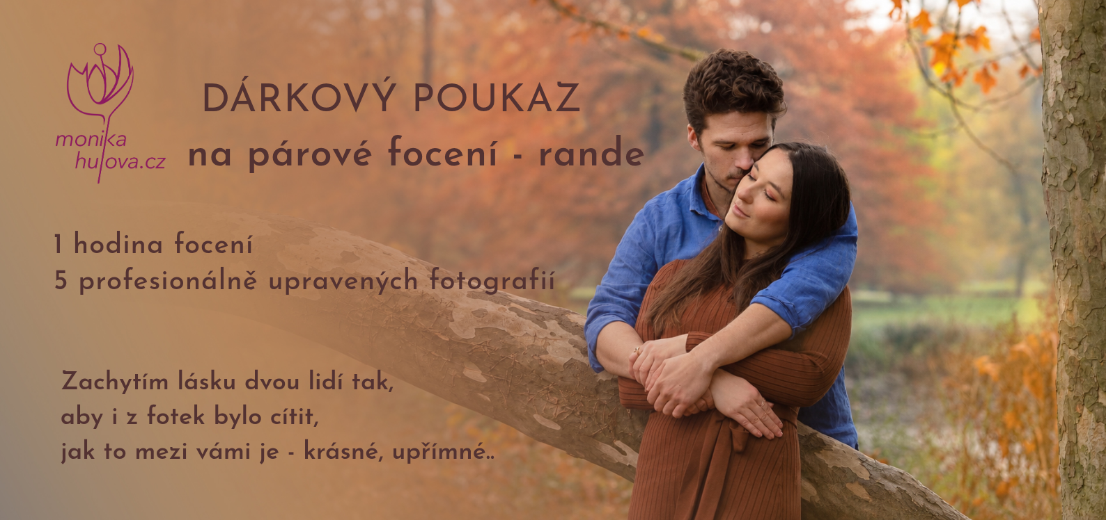 Párové focení v exteriéru s Monikou Hůlovou