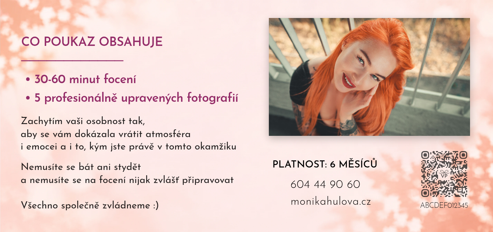 Zadní strana poukazu