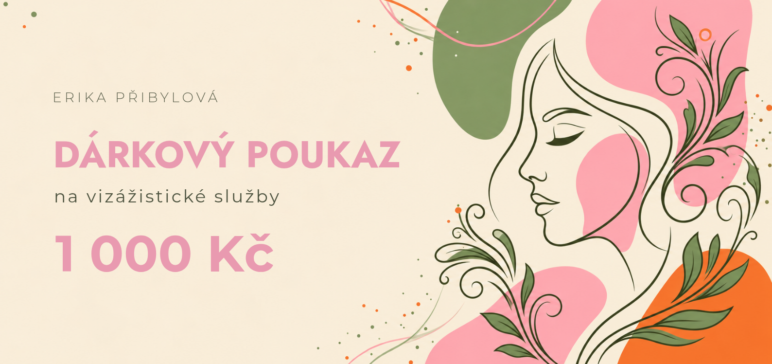 Dárkový poukaz na vizážistické služby