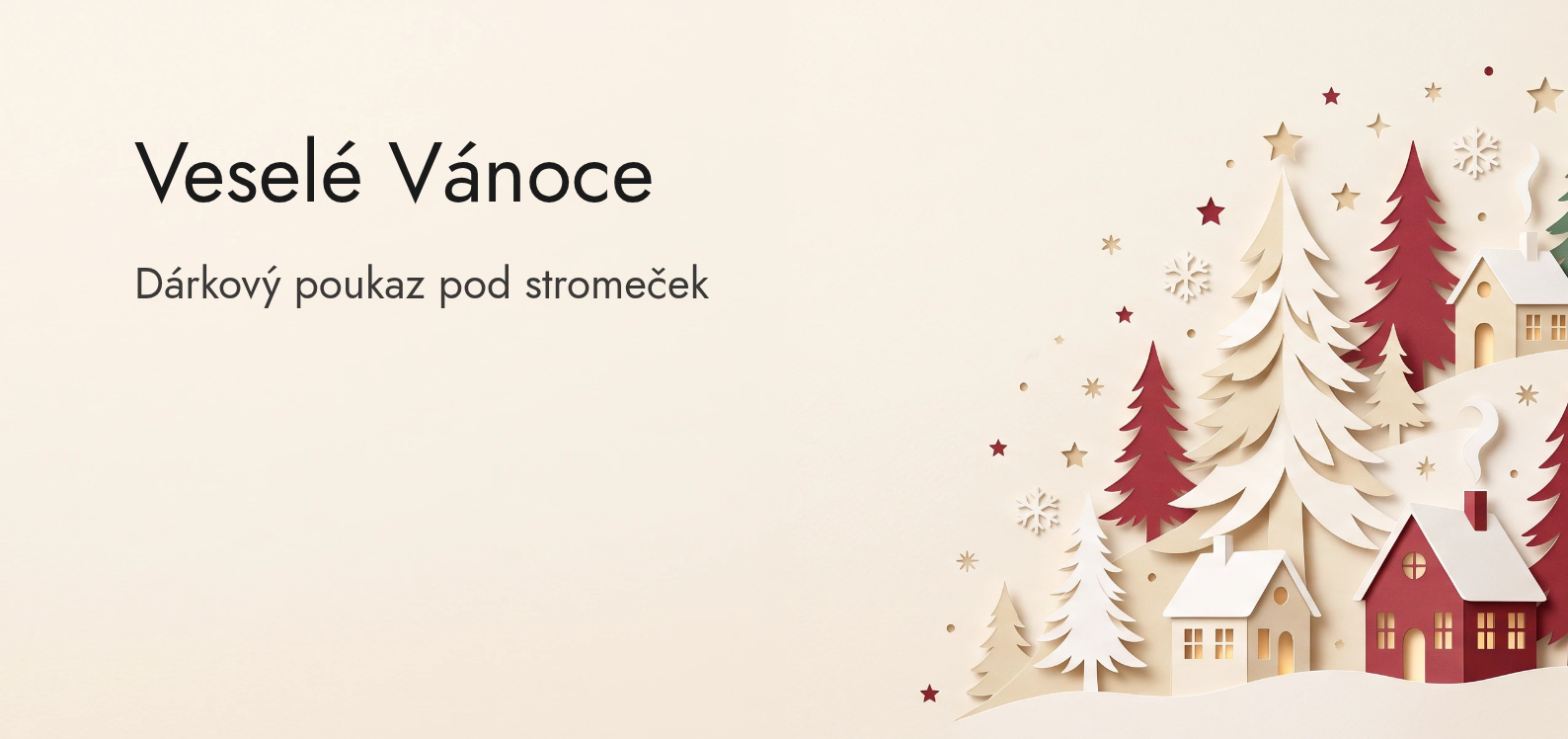Šablona Papírové Vánoce