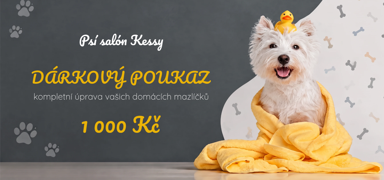 Přední strana poukazu