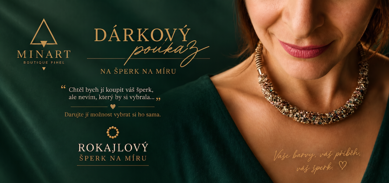 Rokajlový náhrdelník na míru